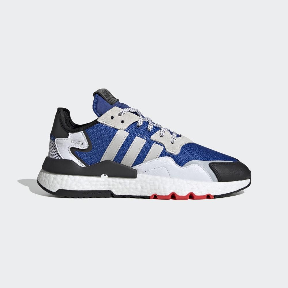Originals Adidas Nite Jogger Barbati Romania - Albastru Regal/Gri/Albi EH1294